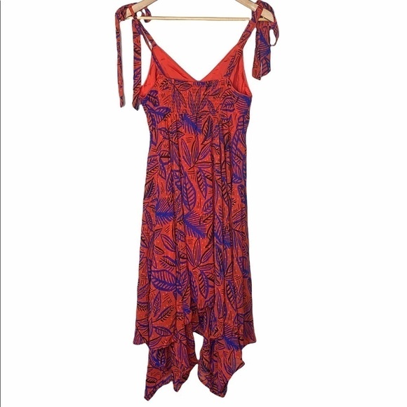 Alexis X Target Tropical Leaf Tie Strap Dress S - Picture 8 of 8